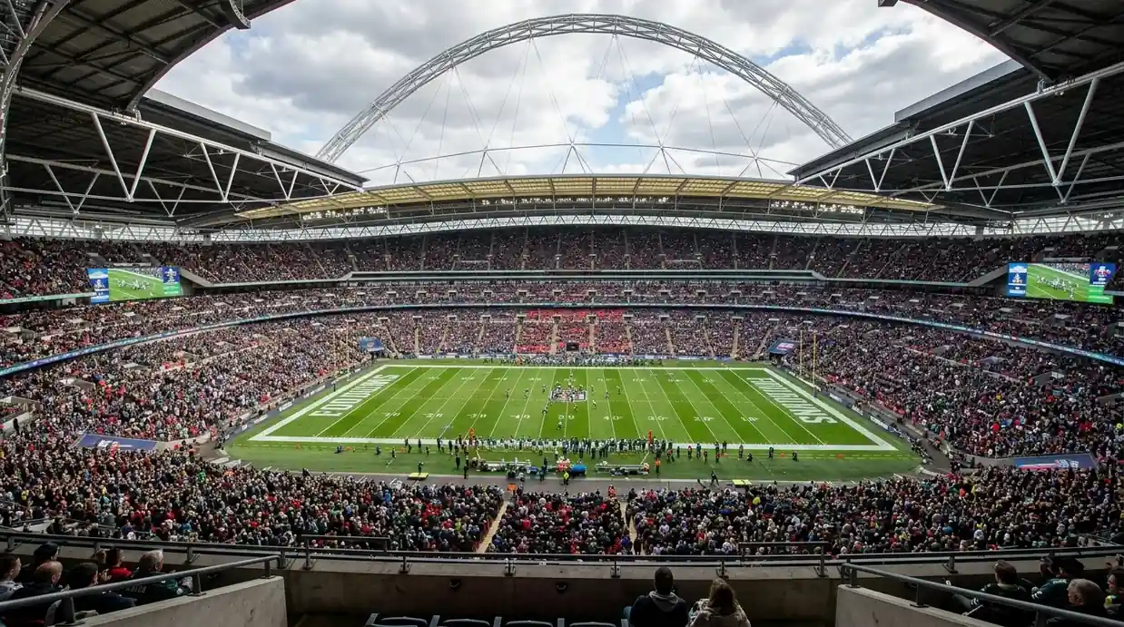 NFL London games at Wembley Stadium and Tottenham Hotspur Stadium attracting UK fans